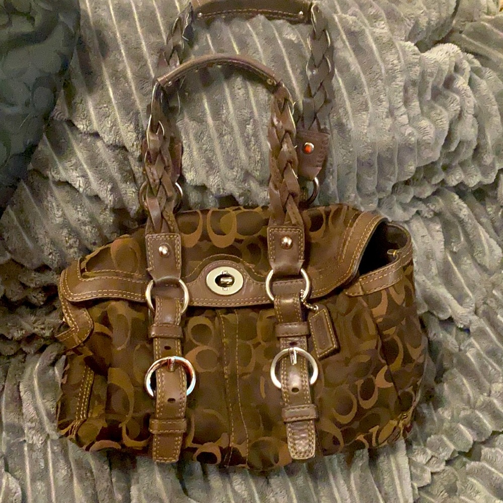 Dark Brown Coach Handbag